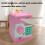 Cofrinho Eletrônico Caixa Eletrônico Caixa de Dinheiro com Senha Rosa 5
