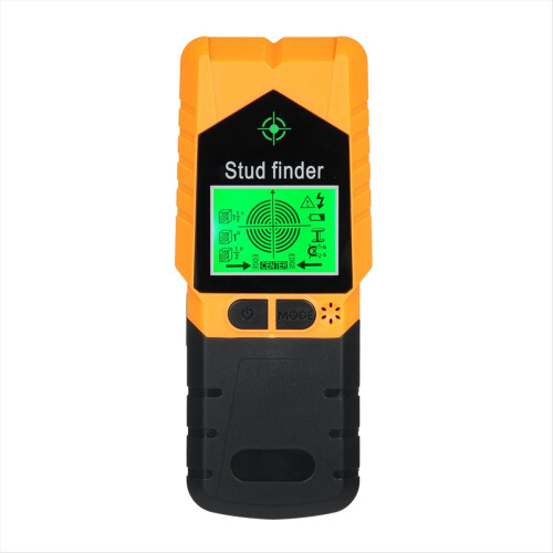 Stud Finder Wall Scanner 6 σε 1 Stud Detector, για Wood Metal Orange