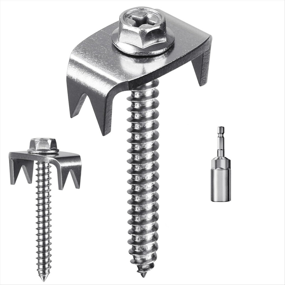 Fence Nails For Softwood, Reusable Wire Fence Staples Screws 4852041414706