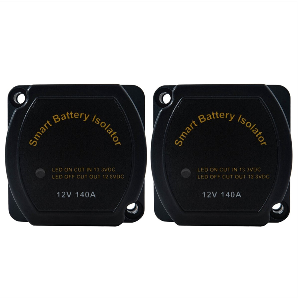 12V 140A Voltage Sensitive Relay Battery Isolator Black 4852041422077