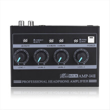 AMP‑I4Ⅱ Amplificatore per cuffie professionale a 4 canali con spina UE