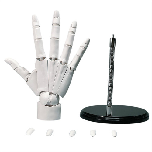 Universal Flexible Hand Model, Movable Artist Mannequin Hand Shape, Α