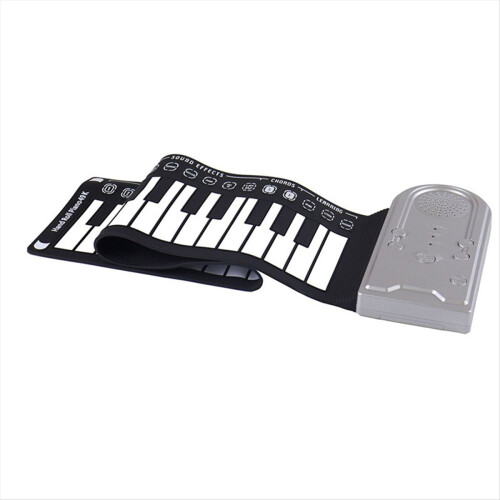 49-Key Hand-Rolled Piano Piano Teaching Instrument Silver