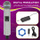 Draadloze handheld dynamische microfoon karaokemicrofoon 1 microfoon 7