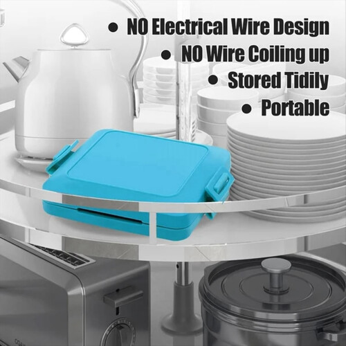 Toastie Maker Microwave, Toastie Maker Φούρνος μικροκυμάτων, Μπλε 2