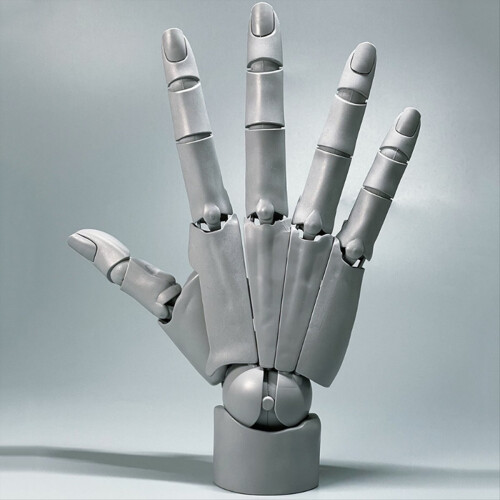 Universal Flexible Hand Model, Movable Artist Mannequin Hand Shape, B 1