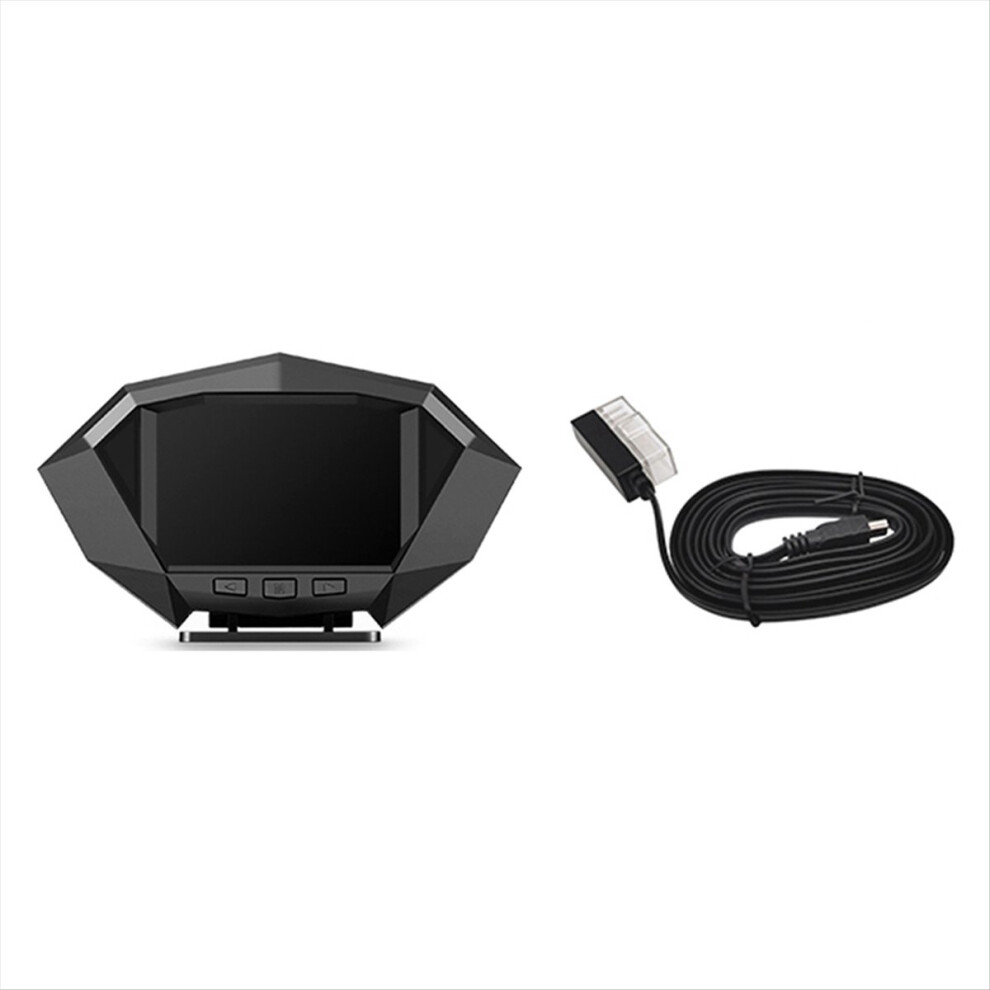 P1 Car Heads Up Display Obd2 Gps Water Temp Fuel Consumption Hud 4852900840936