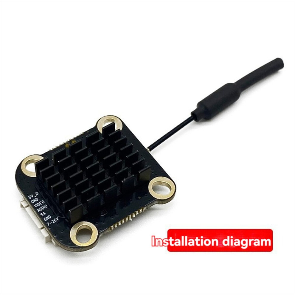Fpv 5.8G 1W Vtx 48Ch 1000Mw Supports Osd 2-4S Audio Video Transmitter 4852900830548