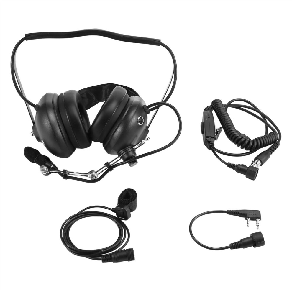 Noise Cancelling Aviation Microphone Headset 4852041472089