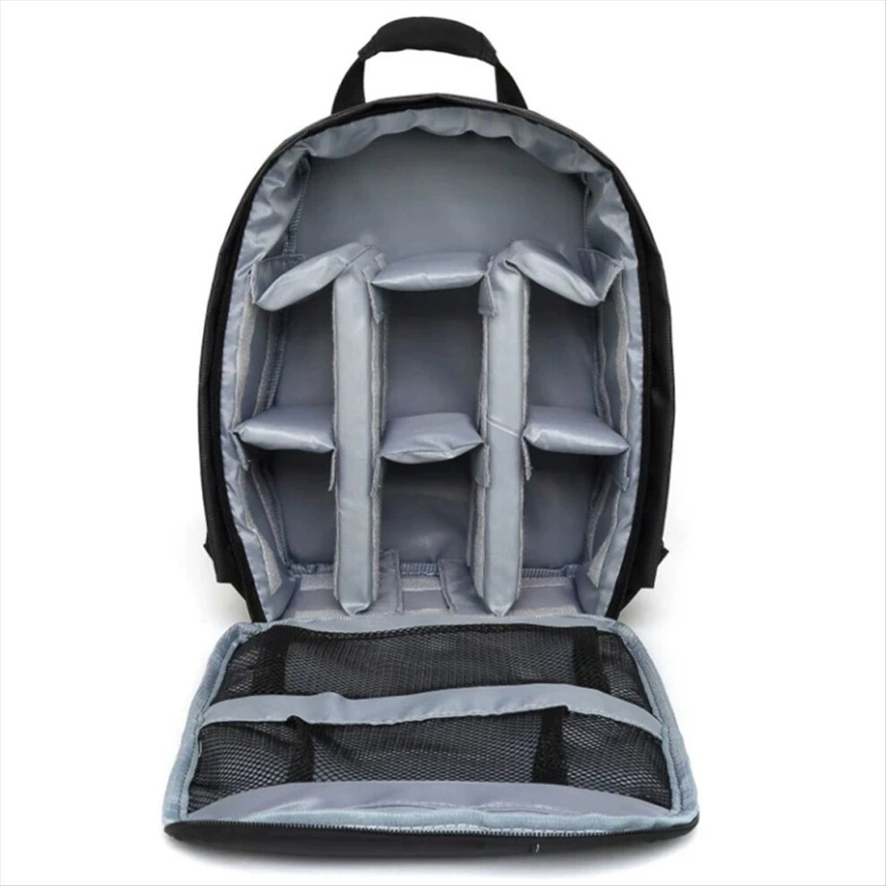 Multi-Functional Digital Camera Backpack Bag Waterproof Grey 4852911567594