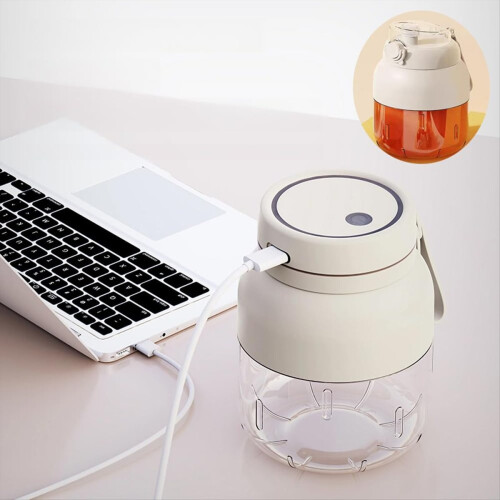 Presse-agrumes électrique rechargeable pour étudiants, bleu 2