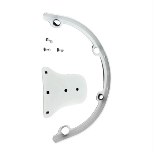Supporto per tom per batteria, 10 pollici, argento 1