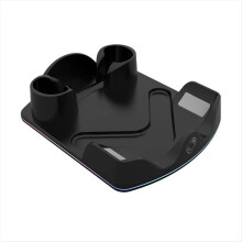 For Meta Quest 3S VR Helmet Charging Base Handle Contact Seat Black