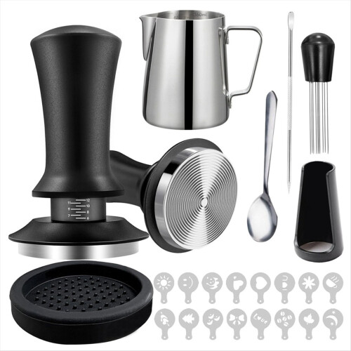 22 pezzi di accessori per caffè espresso, set di pressini per caffè espresso da 51 mm