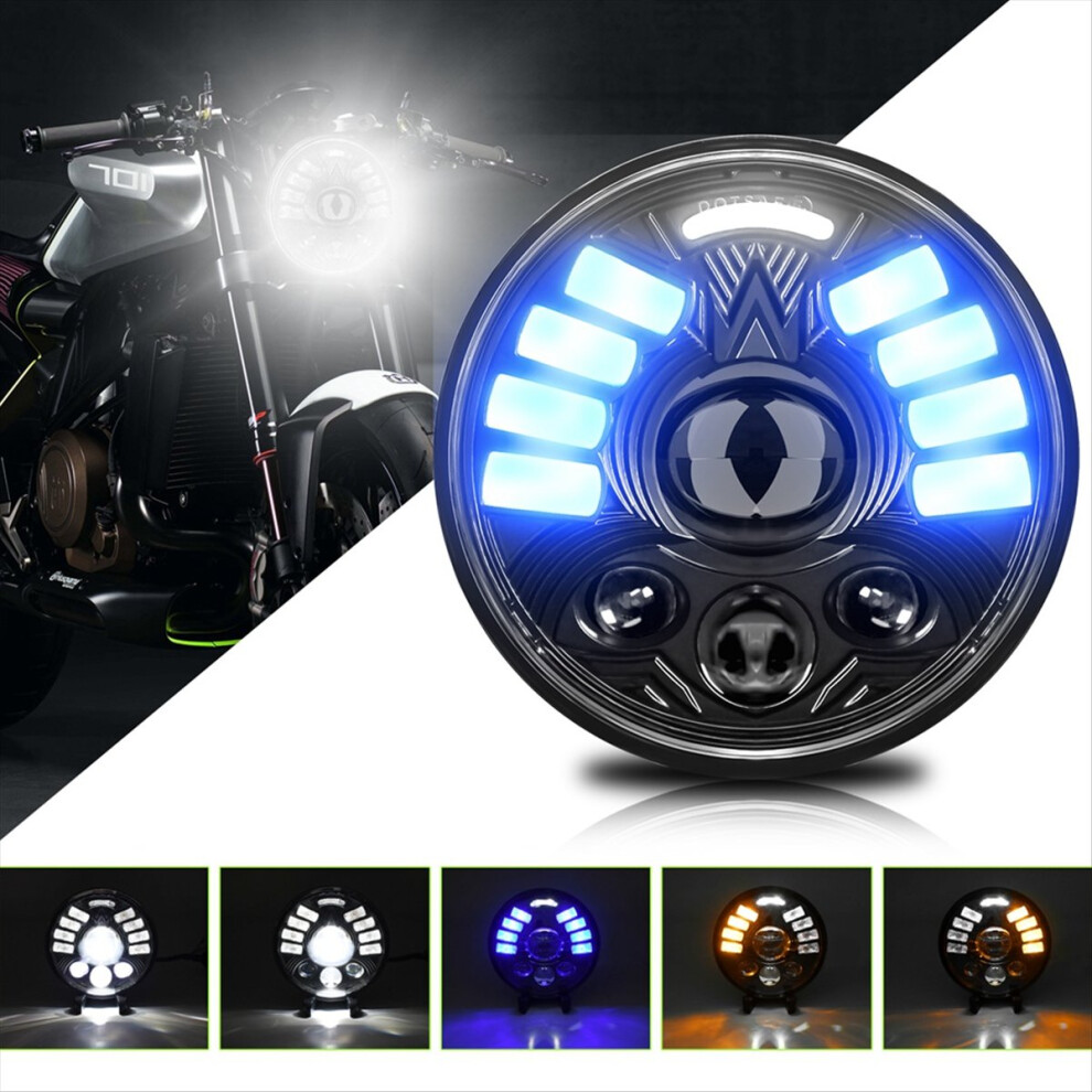 5.75 Inch Motorcycle Led Headlight With Drl Turn Signal For Harley 4852522456546