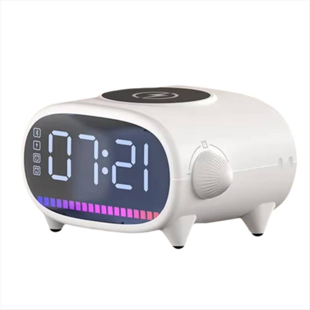 Multifunctional Bluetooth Speaker With Wireless Fast Charging Alarm 4852911592954