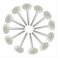 Garage Door Roller Wheel 4inch Stem 12 Pack, 2inch Quiet Nylon,