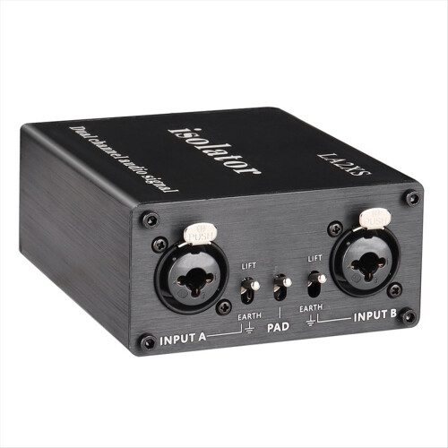 Το φίλτρο μείωσης θορύβου XLR Audio Isolator εξαλείφει τον τρέχοντα θόρυβο