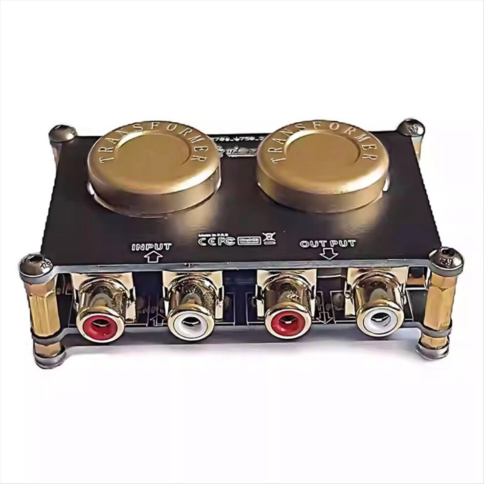 Audio Boost Cow Amplification Gain Passive Boost Tone Audio Isolator Gold 4852911551388