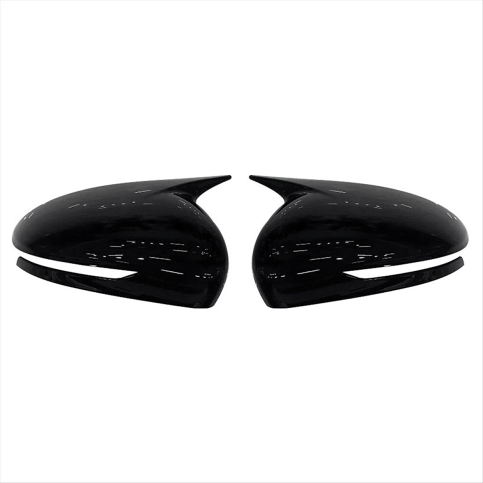 Car Rearview Side Mirror Cover For Genesis G70 2017-2023 Black 4852911518909