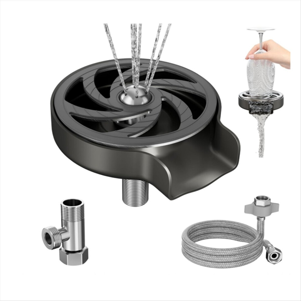 Glass Rinser,Cup Washer For Kitchen Sink,Faucet Cup Cleaner 4852911565330