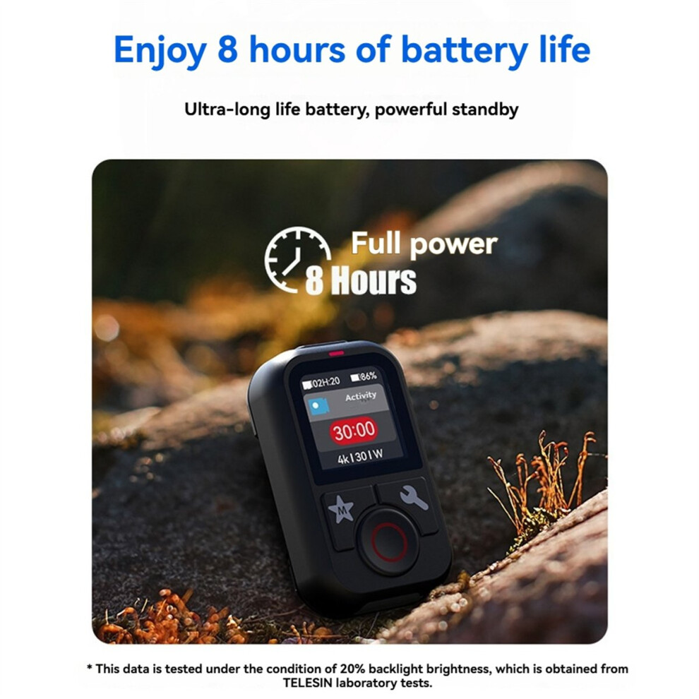 TELESIN T13 Bluetooth Remote for GoPro Hero 13, with Wrist Strap