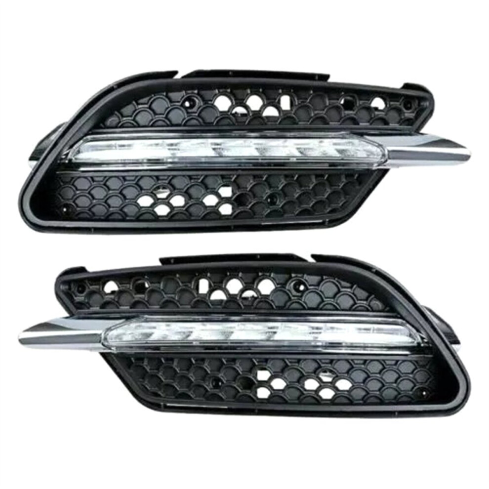 Car Front Fog Grille Cover Honeycomb For Mercedes Benz Light 4852522430379