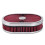 Car Oval Air Cleaner Filter for 5-1/8Inch Interface Neck Red 1