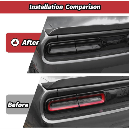 Smoked Tail Light Cover Trim Exterior Accessories 2