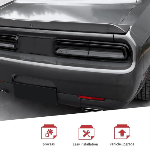 Smoked Tail Light Cover Trim Exterior Accessories 1