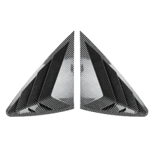 Car Rear Louvers Shutters Blinds Cover Trim for Benz Carbon Fiber