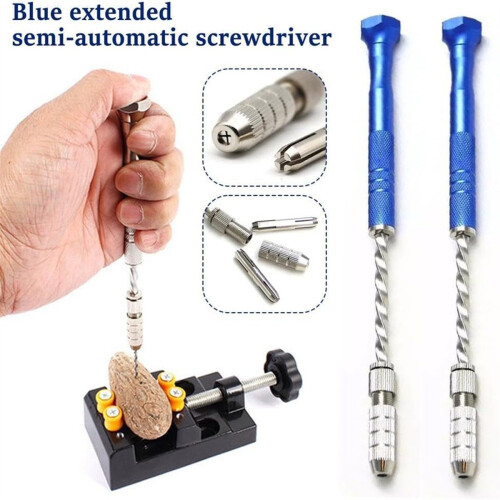 Pin Vise Hand Drills Bits Set with 0.5-3 mm Twist Drill Bits 1