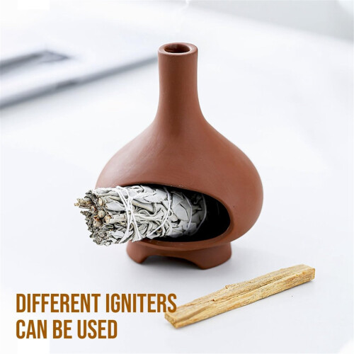 Incense Burner Handmade Ceramics Incense Burner Chimney 1