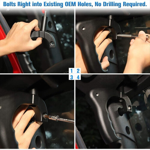 Μπροστινές λαβές JK για Jeep Wrangler JK 2007-2017 Αξεσουάρ 1