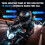 Motorcykel Bluetooth-headset, hjelm Bluetooth-headset med mikrofoner 4