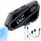 Fone de ouvido Bluetooth para capacete de motocicleta com 2 microfones 3
