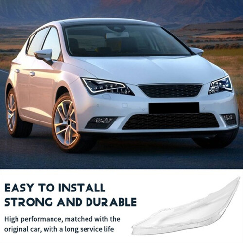 Capa de farol transparente para Seat Leon 2013-2018 dianteiro direito 1