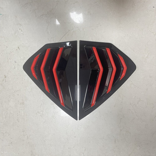 For Mazda Car Rear Louver Window Side Shutter Cover Trim 1