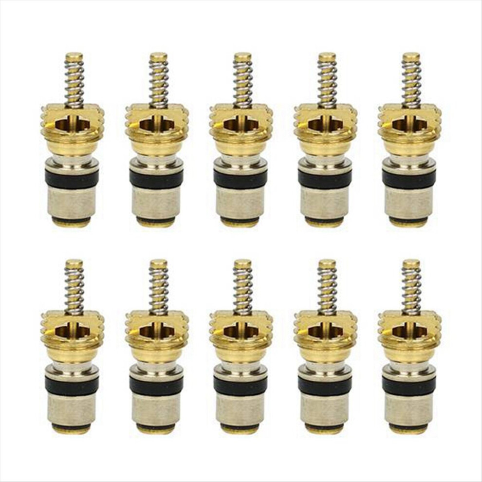 10Pc Air Conditioning Valve Core For Citroen Volvo Peugeot Picasso 4852911519975