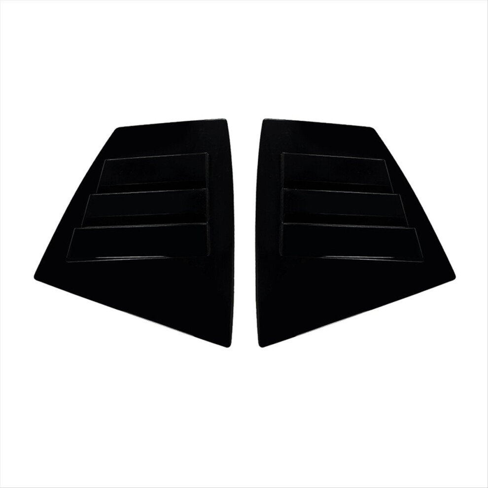 For Subaru Wrx Sti 2014-21 Glossy Rear Window Louvers Black 4852911521169
