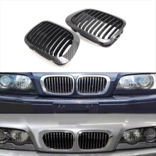 Auto Front Niere Kühlergrill Racing Grills für BMW 3 Serie E46 2-Türer