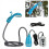 Bärbar campingdusch Utomhus campingduschpump Blå & Grå 5