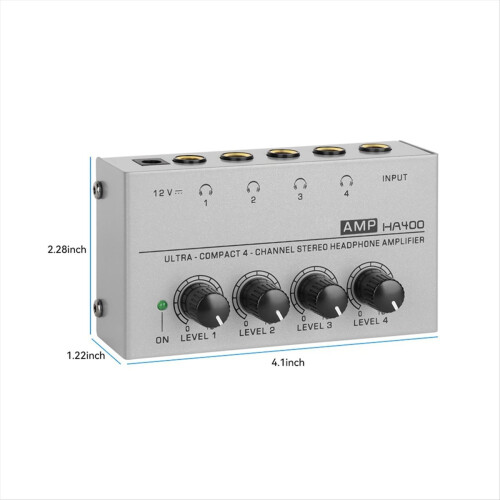 Ενισχυτής ακουστικών για μίκτη ήχου PC Guitar Eu Plug 2
