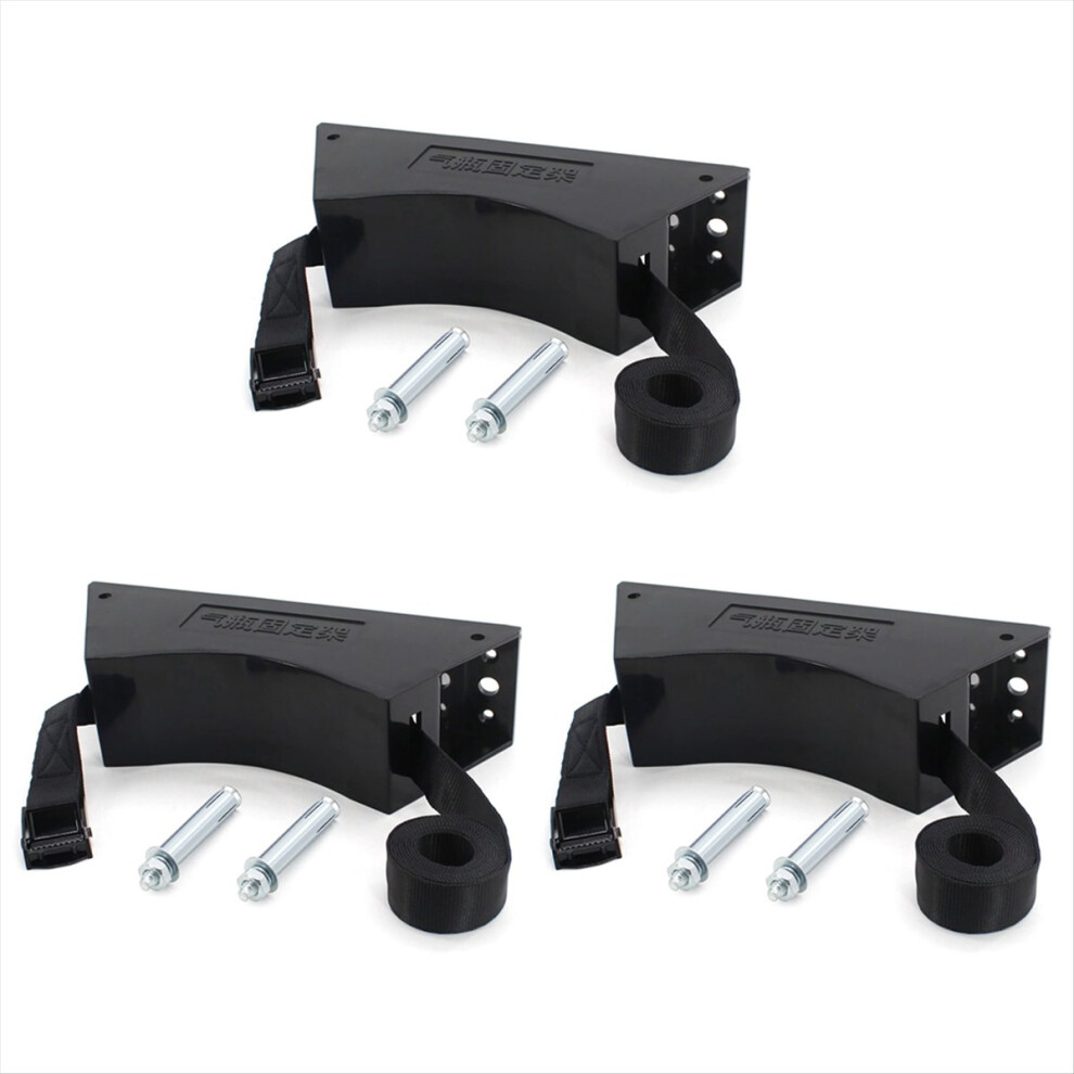 Propane Tank Holder Gas Cylinder Wall Mounted Bracket With Screw 3Set 4852911524894