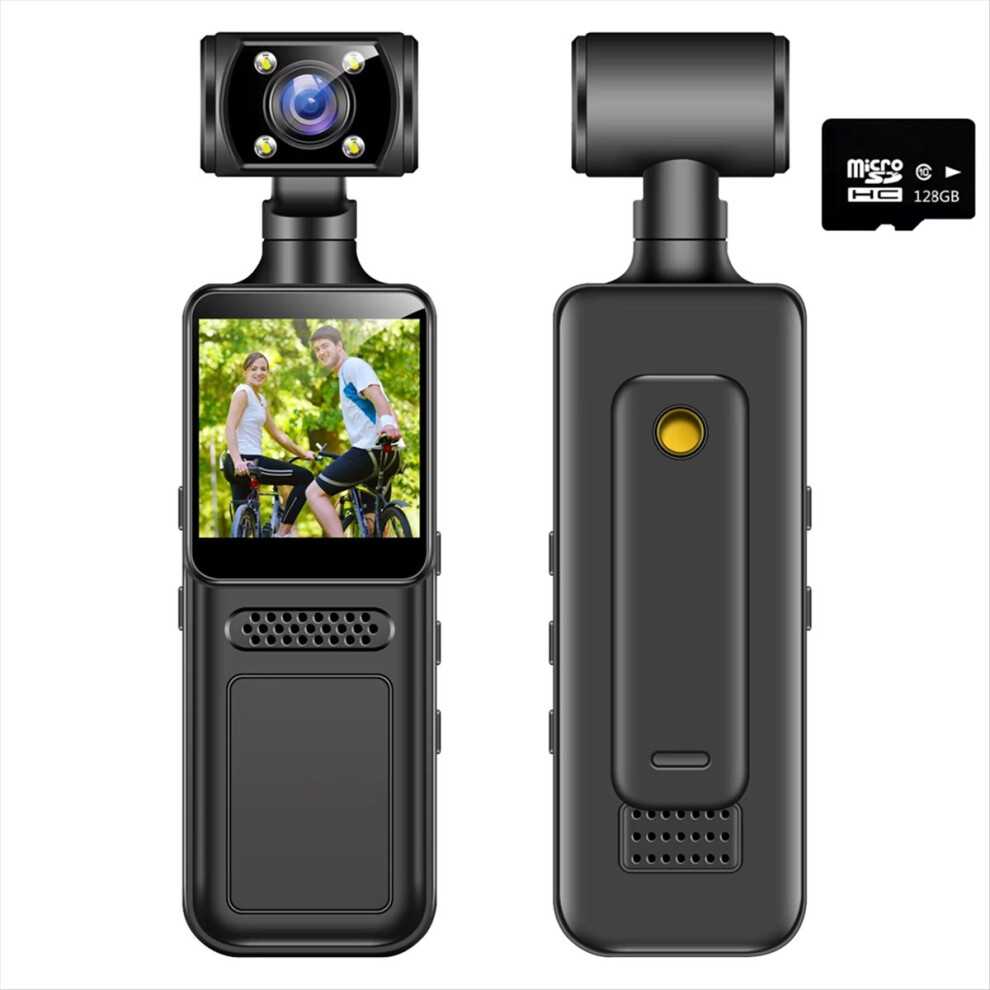4K Pocket Action Camera HD Sports Camcorder Mini Wifi Camera 128G