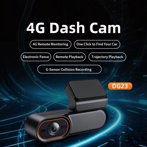 Mini caméra embarquée 4G WIFI DVR double objectif avant et arrière 1
