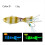 130g-150mm Glow Squid Röcke Köder Tintenfisch Röcke Trolling Köder D 2