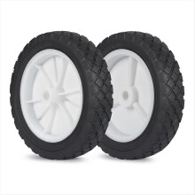 Pachet de 2 roți de 7 inch pentru cărucioare manuale, roți de schimb