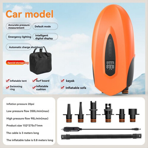 Pompa gonfiabile per paddle board da 20 PSI con spegnimento automatico, B 1