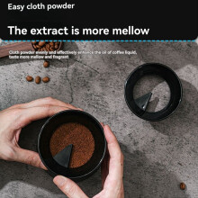 Priehľadný tamper do moka kanvice s otočným dávkovačom prášku na 150 ml